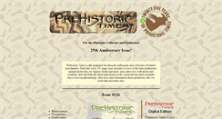 Desktop Screenshot of prehistorictimes.com